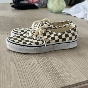 Vans authentic checkered womens 6.5